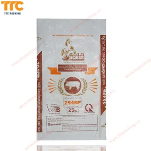 vietnam lieferant 52 x 85 cm 25 kg futter dünger chemisch kunststoff pp polypropylen geflochtener beutel pp geflochtener beutel mit anpassbaren größen