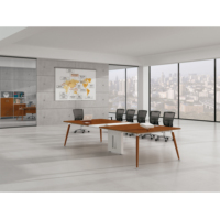 Table de réunion de luxe moderne, rectangulaire, pour 10 personnes, idéale pour une salle de réunion