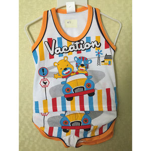 Ensemble d'été pour bébé garçon, vêtements en coton doux, imprimés de dessins animés, tenue pour enfants - Product Image 4