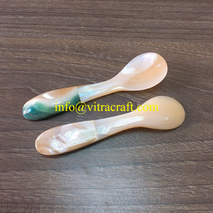 Luxueux Nautilus Shell Cuillère en nacre Cuillère à caviar Aide à profiter pleinement du caviar Taille 10cm - Product Image 3