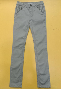 Jeans de Algodón Ligeros Casuales para Adolescentes, de Marca de Alta Gama, Corte Recto Ajustado, Cintura Elástica, Teñidos - Product Image 5