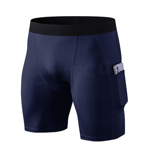 กางเกงขาสั้นรัดเอวยางยืดสำหรับผู้ชายชุดกีฬาในยิมขายส่ง - Product Image 1