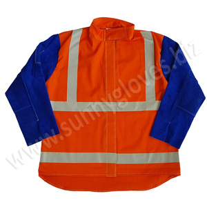 Original Quality Men Welding Leather Jackets Pakistan Manufacturer Winter Leather Welding Jacket - Product Image 6