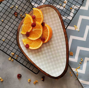 Plateau en émail pour vaisselle de cuisine, 8 pièces, ustensile de cuisine, à utiliser dans les hôtels, décoration intérieure - Product Image 3