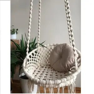 Bán Buôn Handmade Với Chất Lượng Cao Bohemian Thiết Kế Bé Đu Trong Nhà Macrame Bé Đu Với Giá Bán Buôn