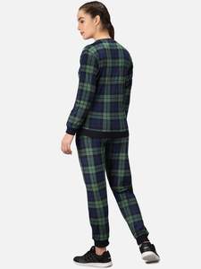 Flanelle décontracté col rond polaire automne hiver survêtement bonne qualité sweat ensemble femmes survêtement personnalisé flanelle tissu couleurs - Product Image 3