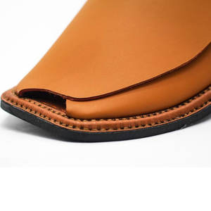 Zapatos de piel auténtica para hombre, sandalia personalizada de alta calidad, pashawari, Chappal, 100% - Product Image 3