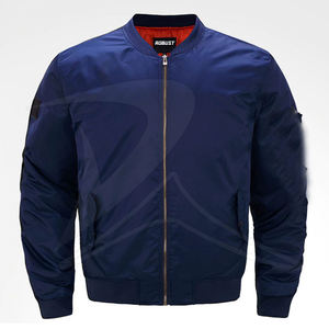 Vestes bomber en nylon zippées respirantes de grande taille pour l'hiver, de haute qualité, best-seller pour hommes, en vente en gros - Product Image 1