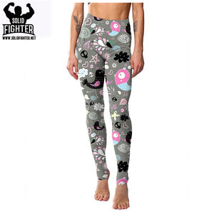 Leggings Deportivos para Mujer, Diseño Moderno, Multicolor, Sólidos, de Spandex/Nylon, Transpirables, Resistentes al Viento, para Yoga, Gimnasio, Fitness, Venta al Por Mayor - Product Image 2