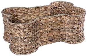 ตะกร้าสานรูปกระดูกสำหรับสุนัขกันน้ำผักตบชวาตะกร้าจัดเก็บของในบ้านเป็นมิตรกับสิ่งแวดล้อม - Product Image 6