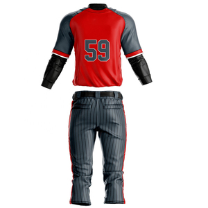 Uniforme de béisbol de sublimación transpirable, ropa deportiva de tendencia, último diseño - Product Image 2