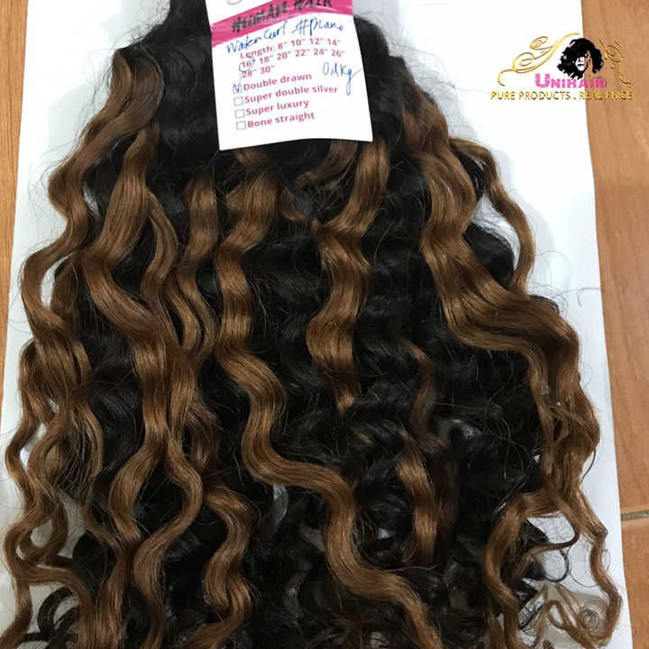 最高級人毛100%エクステ N8.ブラウン 高級人毛エクステ ライトブラウン50g×