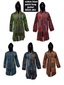 Veste moulante en laine à manches longues, motif floral bohème hippie, à capuche, décontractée, couleur bonbon, plumes, volants, boutons, fermeture éclair, lavable - Product Image 2