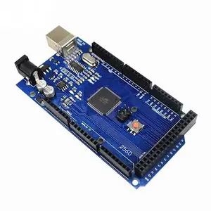 A5-Mega 2560 R3 Ch340g/Atmega2560-16Au Microusb. Compatibel Voor Met Bootloader (Blauw/Zwart) Een