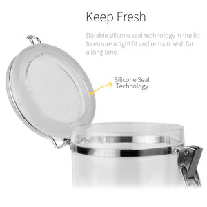 [Holar] Ensembles de bidons de comptoir de cuisine 3 pièces fabriqués à Taiwan pour biscuits à la farine grains de café céréaliers - Product Image 3