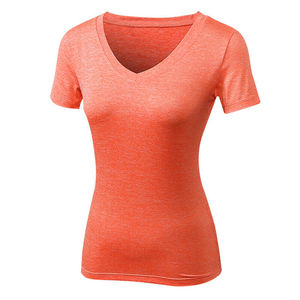 Camisetas de Fitness de alta calidad para mujer, camisetas de gimnasio para Yoga, ropa deportiva ajustada para trotar, camisetas de compresión, top personalizado - Product Image 4
