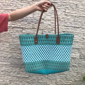 Sacs de courses faits à la main/pp, sacs pour les courses/sac de plage en plastique, livraison gratuite - Product Image 3