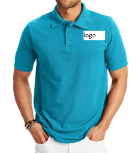 Camiseta de manga corta con estampado para hombre, camisa 65% de poliéster, 35% algodón, con cierre de botones, lavado a máquina - Product Image 5