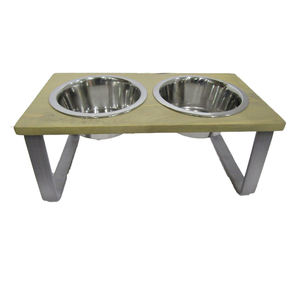 Bol pour chien en acier inoxydable 100%, avec support en fer, design Unique, personnalisé, vente en gros depuis l'usine - Product Image 1