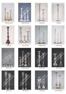 Bougeoir classique en métal blanc (aluminium) fait à la main porte-pilier personnalisé pour la décoration de Noël à la maison en gros disponible - Product Image 3