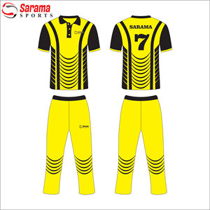 เสื้อคริกเก็ตพิมพ์ลายเสื้อคริกเก็ตพิมพ์ลายออกแบบได้ตามต้องการพร้อมโลโก้ออกแบบได้ตามต้องการ - Product Image 1