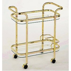 Chariot à thé en métal luxueux SF-1225-CR+BKG - Product Image 3
