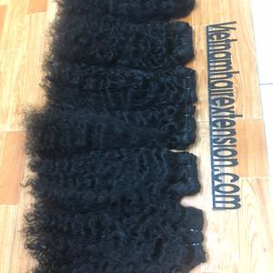 Extensions de cheveux humains vierges Remy ondulés du Vietnam, longueur 8-30 pouces, en vrac - Product Image 1