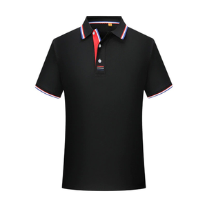 Polo de golf de manga corta con cuello vuelto, informal, liso, con panel lateral, a rayas, bordada - Product Image 6