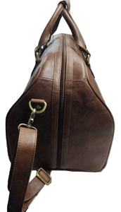 Sac de sport Weekender unisexe en cuir véritable Sacs de sport élégants pour hommes et femmes - Product Image 4