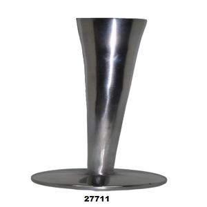 Vase à fleurs en aluminium fait à la main, Pot de fleurs en forme de cône, pour centre de Table de mariage, 1 pièce - Product Image 1