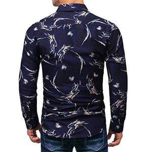 Camisa de Vestir de Manga Larga para Hombre, con Botones de Cuerno, Verano 2026, Hecha a Medida, de Alta Calidad, Suave, Transpirable, con Estampado por Transferencia de Calor - Product Image 4