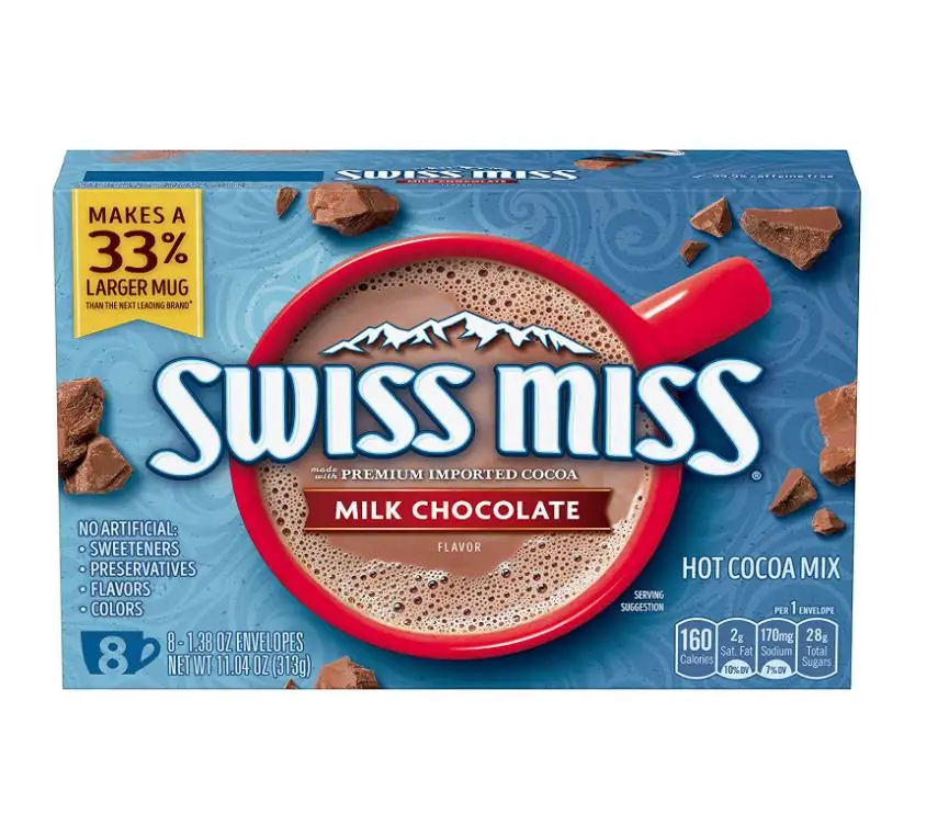 Zwitserse Miss Classics Melk Chocolade Hot Cacao Mix (Pak Van 8)