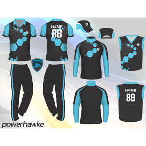 Powerhawke 100% Polyester Sublimation <b>Cricket</b> Jersey Custom Men's Cheap <b>Cricket</b> Uniform - Product Image 3