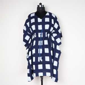 Ricorit en bloc de zircone, imprimé à la main, caftan Long - Product Image 1