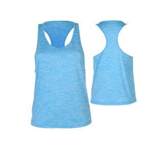 Wholesale Sportswear Apparel Deep Cut Gym tank Top Curved Hem String tank Top - Product Image 1