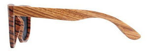 Nuovo premio a buon mercato naturale polarizzato all'ingrosso zebra legno occhiali da sole personalizzabili logo 2025 - Product Image 3