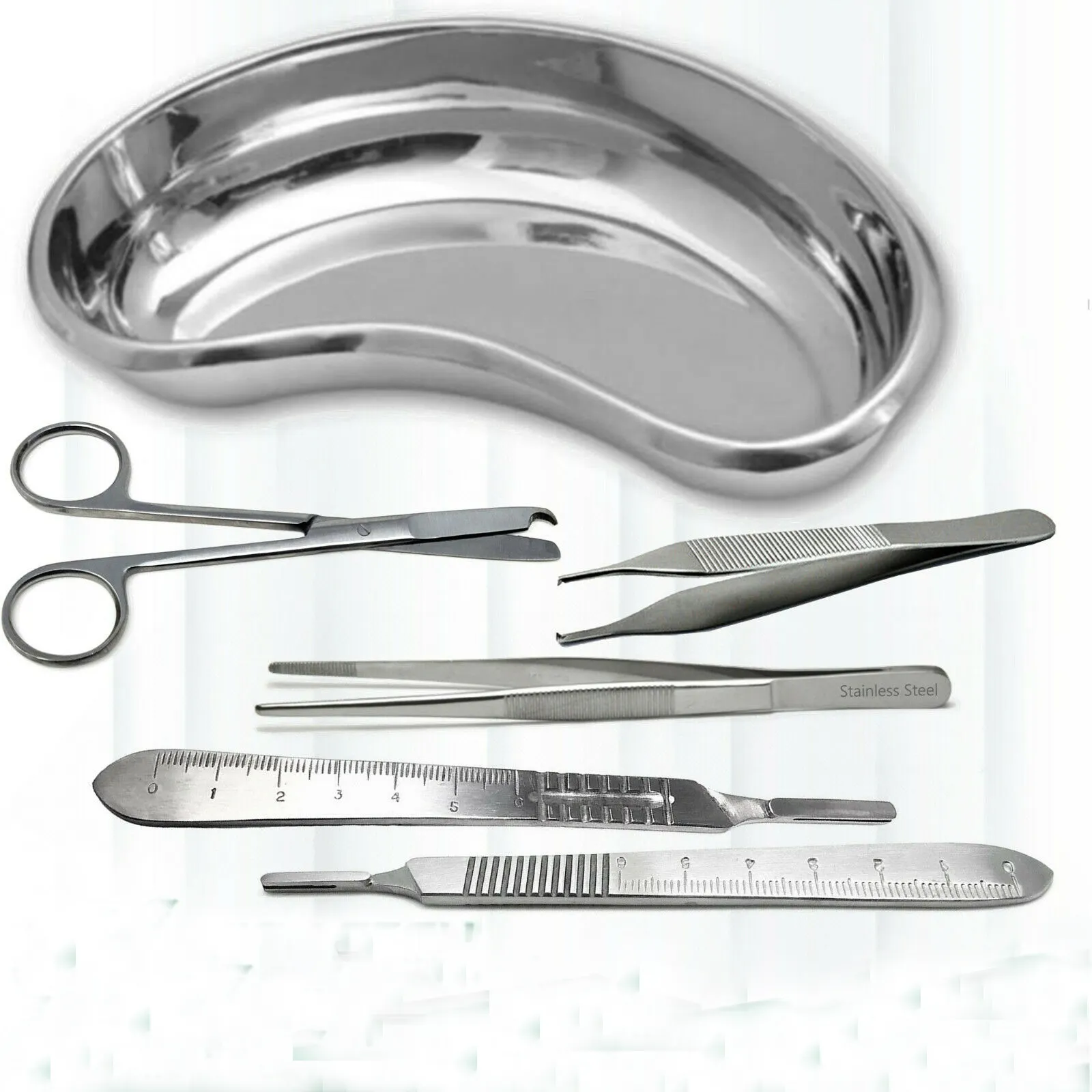 Kit de herramientas de primeros auxilios para cirugía, instrumentos quirúrgicos de poca calidad a bajo precio