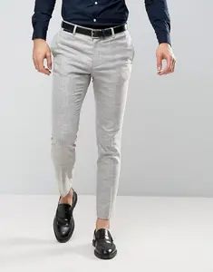 Pantalon à carreaux de flanelle pour hommes, haute qualité, mode, combinaison, formel, nouveauté - Product Image 1