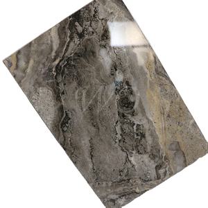 WQ774大理石カラーデザイン高光沢UVファイバーボードMDFパネルボードUV仕上げ済みコーティングラミネートMDFボード - Product Image 2