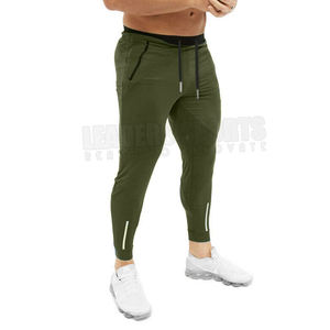 Pantalon de jogging en molleton léger pour homme, taille élastique, grande taille, logo OEM, chaud, respirant, séchage rapide, pour l'extérieur - Product Image 1