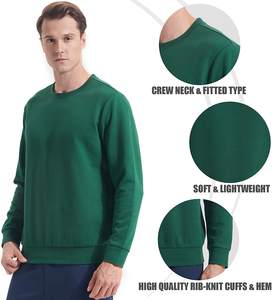 Sweat-shirt d'entraînement pour homme avec logo personnalisé, molleton de coton d'été avec tissu épais 450 gsm, vêtements imprimés d'hiver avec services OEM - Product Image 2