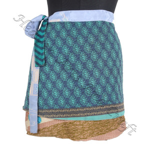 Mini jupe réversible à Double couche, Sarong, Sari, portefeuille magique, de styliste, nouvelle collection - Product Image 6