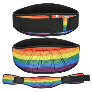 2025 New Arrival Customize rainbow Neoprene Belt for Weightlifting - Product Image 1