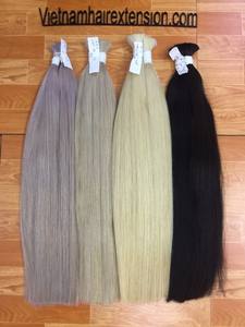 Vente en gros de cheveux humains vierges Remy 100% blonds, lisses, extensions de cheveux vietnamiens - Product Image 2