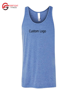 Amarillo naranja color hombres gimnasio fitness Tank Top Bella + Canvas Unisex Jersey Muscle Tank Top - Product Image 2