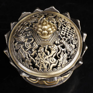 Cuenco de madera con diseño moderno y excelente, cuenco para fruta en mesa de Metal, fiesta musulmana del mes sagrado de Ramadán, Kareem - Product Image 2