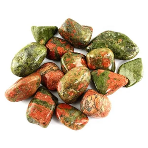 Piedras caídas Unakite, venta al por mayor, piedras preciosas de cristal natural, ágata, piedras caídas Unakite a granel, piedras caídas Unakite para decoración del hogar - Product Image 2