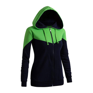Women Sweatshirt Polyester Long Sleeve Crop Tops Navel Short Hooded Pullover Hoodies - Product Image 2