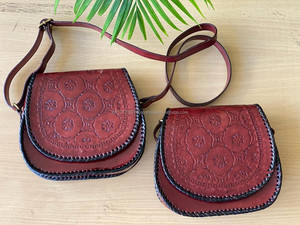 Sac à main en cuir pu pour femmes, mocassin, décontracté, fourre-tout Tooled, uniques, élégantes - Product Image 3