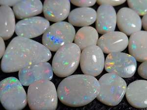 อัญมณีหลวมโอปอลทรงหลังเบี้ยจากออสเตรเลียผสมโอปอลธรรมชาติ - Product Image 5